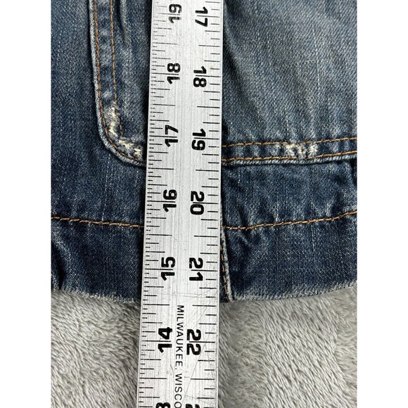 Abercrombie & Fitch Womens Denim Jacket With Button Closure & Pockets Coat - Picture 4 of 6